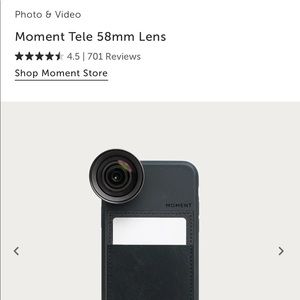 Moment Tele 58mm Lens